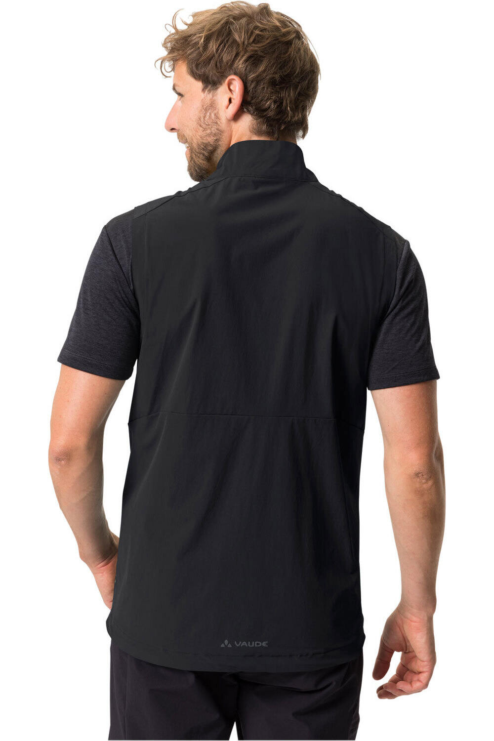 Vaude chaleco ciclismo cortavientos Men's Yaras Vest vista trasera
