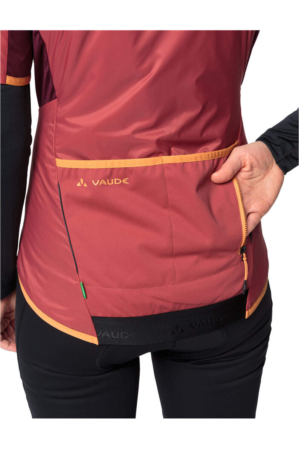 Vaude chaleco ciclismo Women's Kuro Insulation FZ Tricot vista detalle