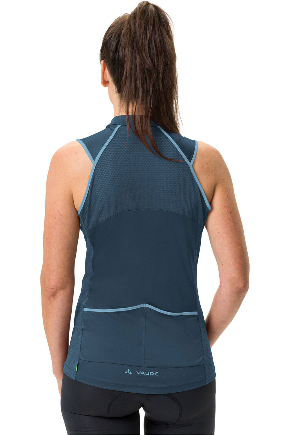Vaude chaleco ciclismo Women's Posta FZ Tricot SL vista trasera