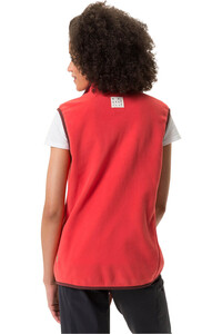 Vaude chaleco outdoor mujer Women's Rosemoor Fleece Vest vista trasera