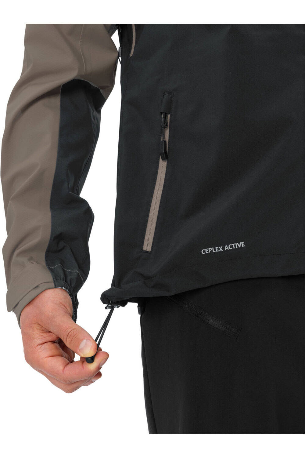 Vaude chaqueta impermeable ciclismo hombre Men's Moab Rain Jacket vista detalle