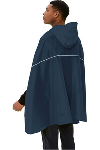 Vaude chaqueta impermeable ciclismo hombre Valdipino Poncho vista trasera