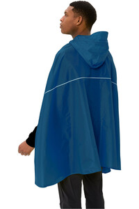 Vaude chaqueta impermeable ciclismo hombre Valdipino Poncho vista trasera