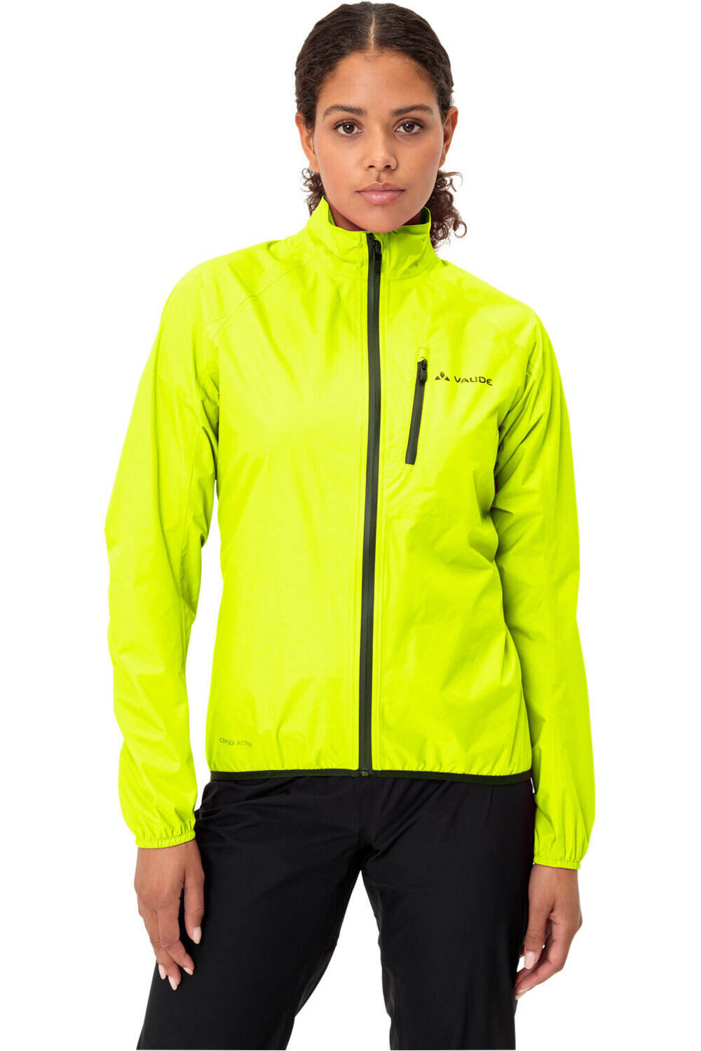 Vaude chaqueta impermeable ciclismo mujer Women's Drop Jacket III vista frontal