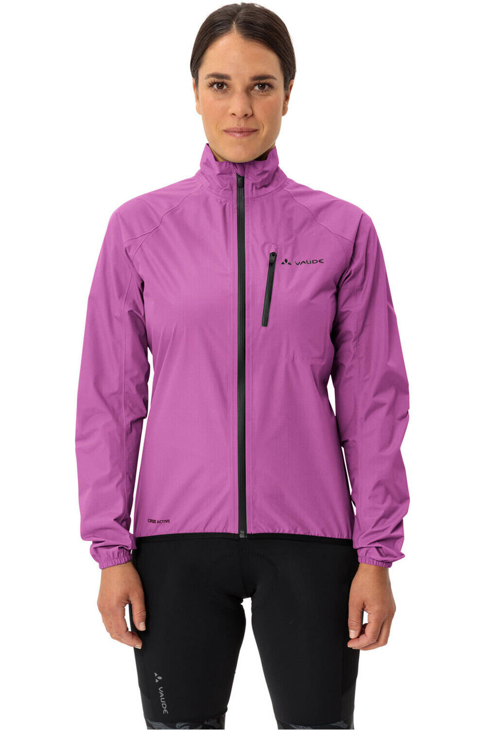 Vaude chaqueta impermeable ciclismo mujer Women's Drop Jacket III vista frontal