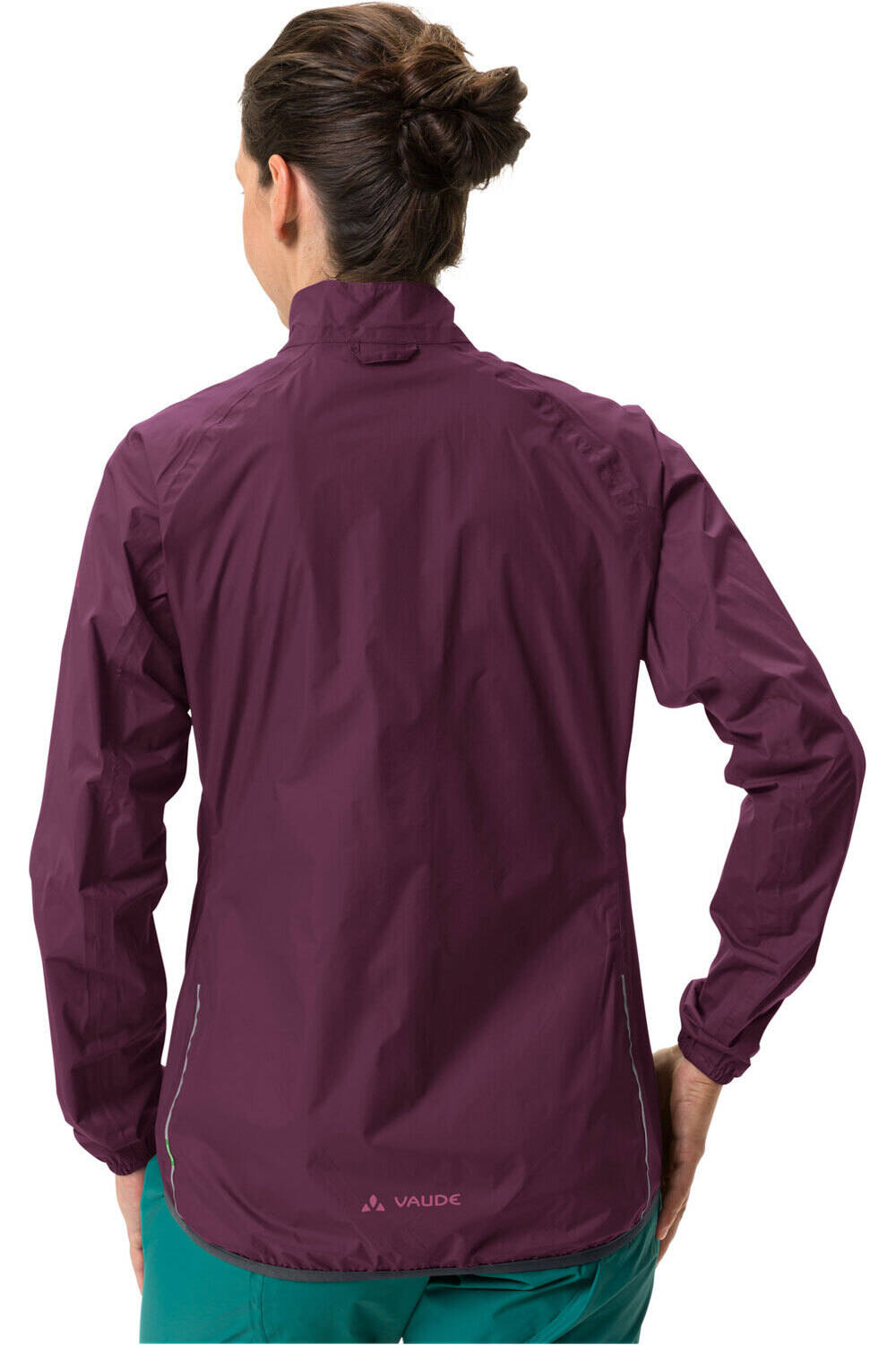 Vaude chaqueta impermeable ciclismo mujer Women's Drop Jacket III vista trasera