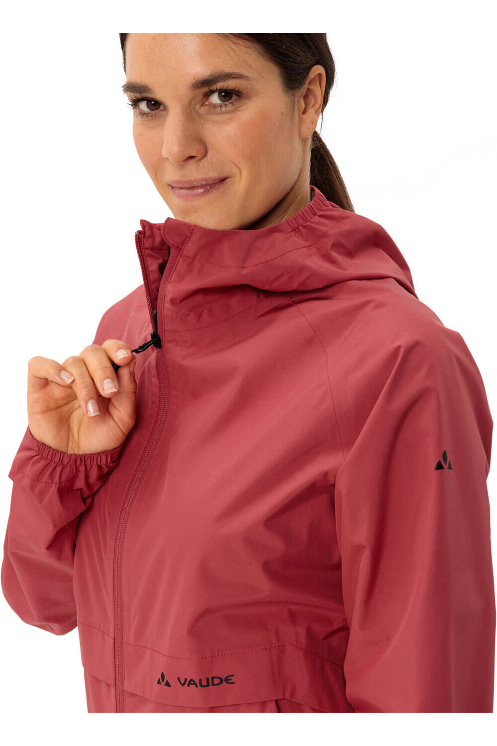 Vaude chaqueta impermeable ciclismo mujer Women's Loamer Rain Jacket vista detalle