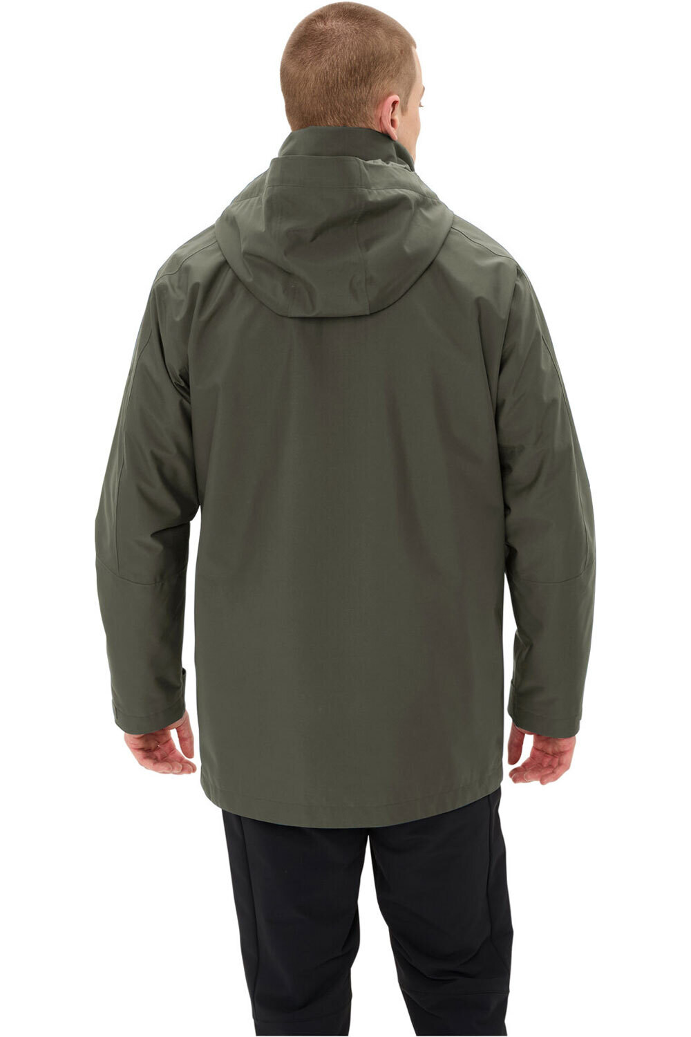 Vaude chaqueta impermeable insulada hombre Men's Idris 3in1 Parka IV vista trasera