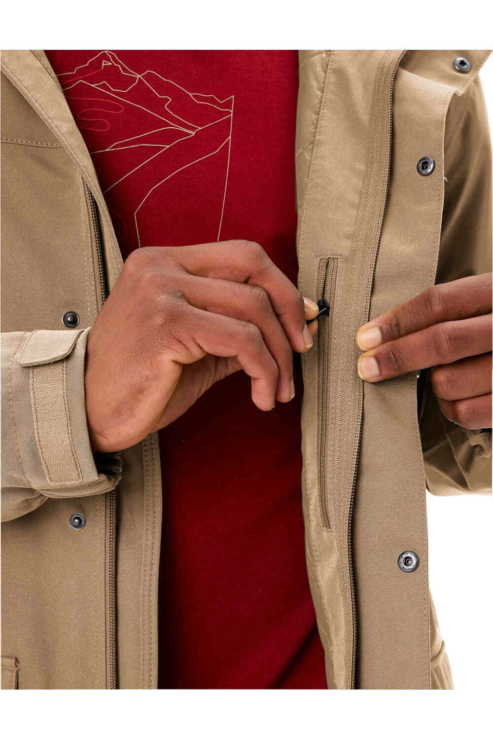 Vaude chaqueta impermeable insulada hombre Men's Manukau Parka III 03