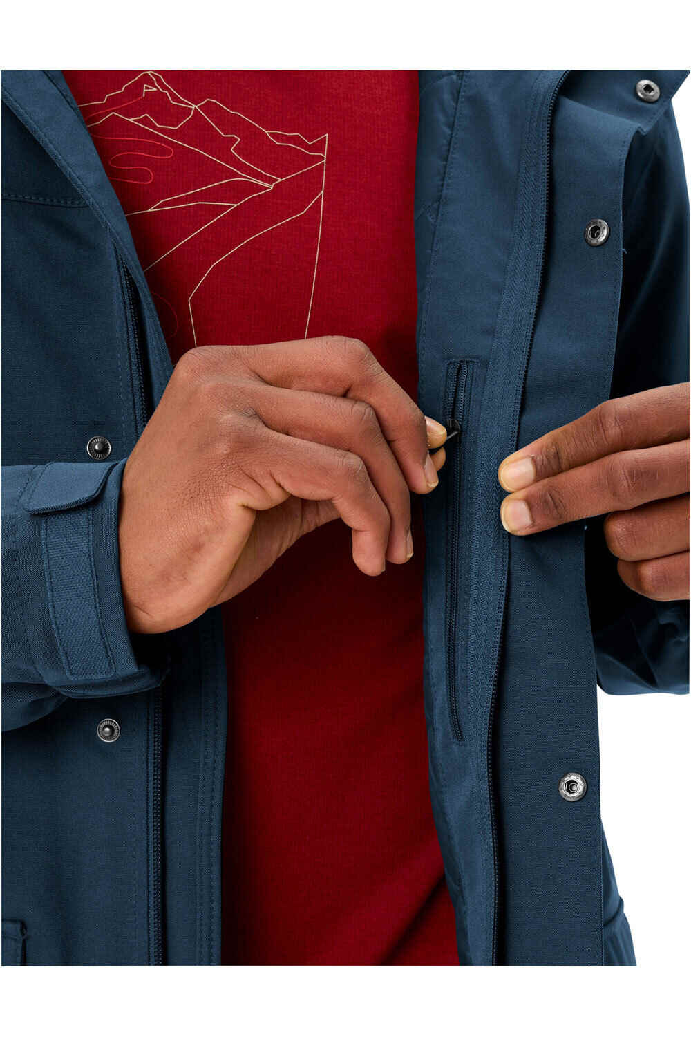 Vaude chaqueta impermeable insulada hombre Men's Manukau Parka III 03