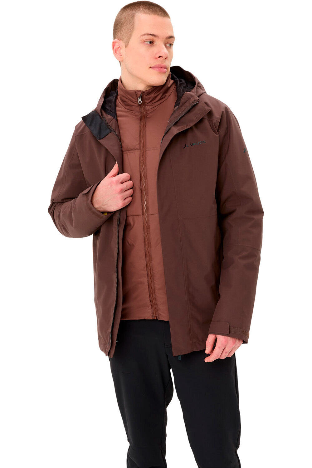 Vaude chaqueta impermeable insulada hombre Men's Neyland 3in1 Jacket vista frontal