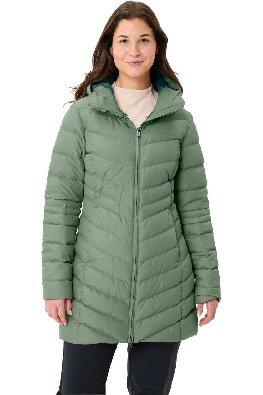 Vaude chaqueta impermeable insulada mujer Women's Annecy 3in1 Coat III vista detalle