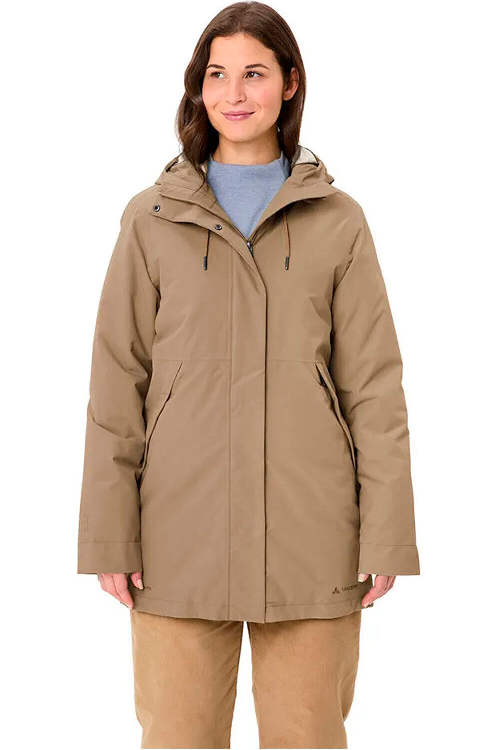 Vaude chaqueta impermeable insulada mujer Women's Coreway Parka vista frontal