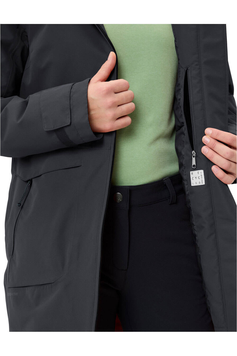 Vaude chaqueta impermeable insulada mujer Women's Skomer Winter Parka III 04