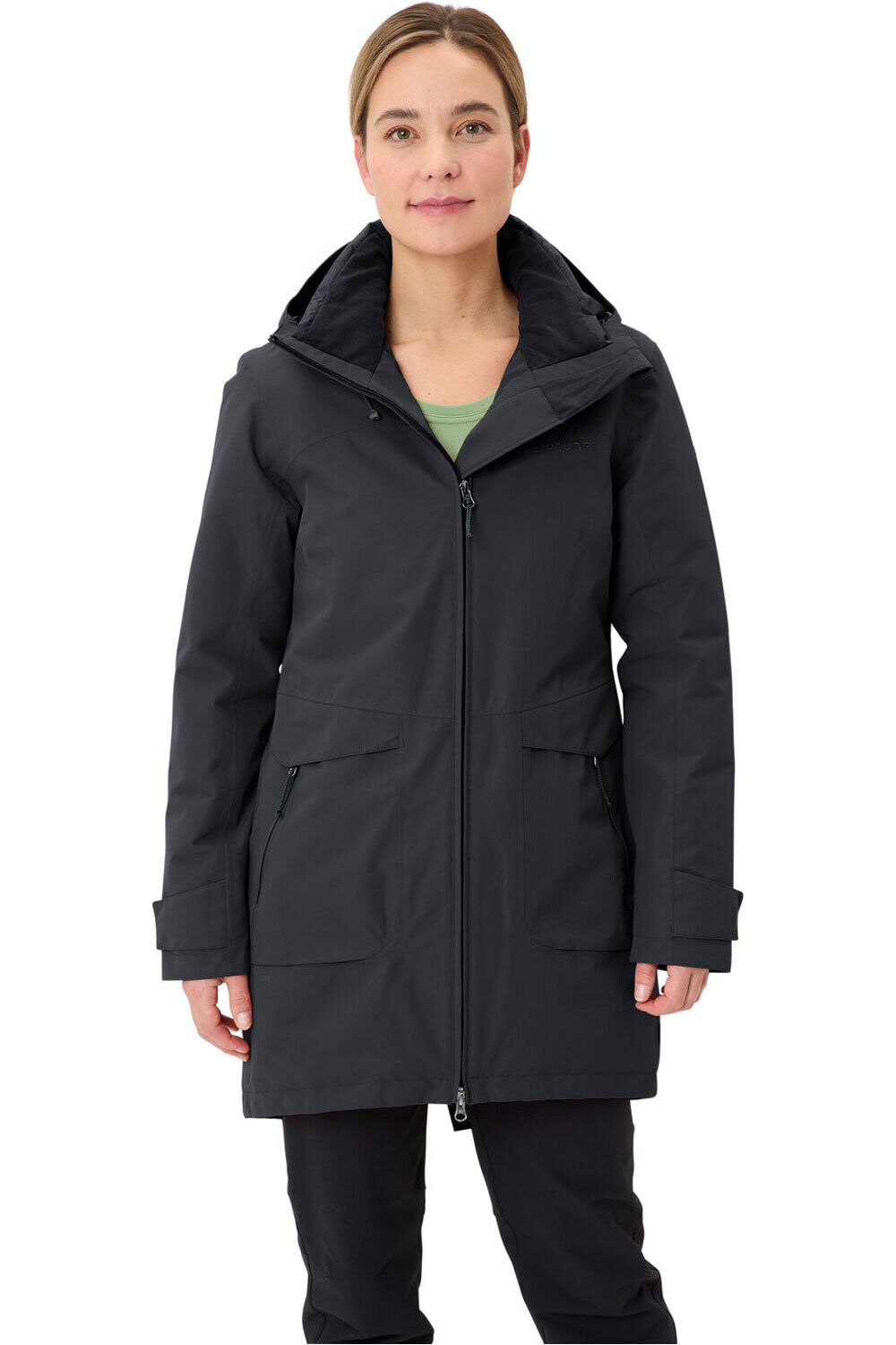 Vaude chaqueta impermeable insulada mujer Women's Skomer Winter Parka III vista frontal