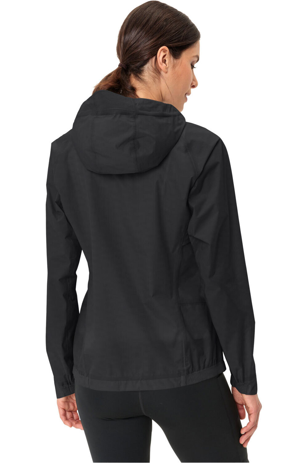Vaude chaqueta impermeable mujer Women's Scopi 2,5L LW Jacket vista trasera