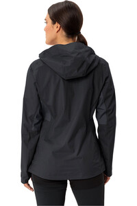 Vaude chaqueta impermeable mujer Women's Simony 2,5L Jacket V vista trasera