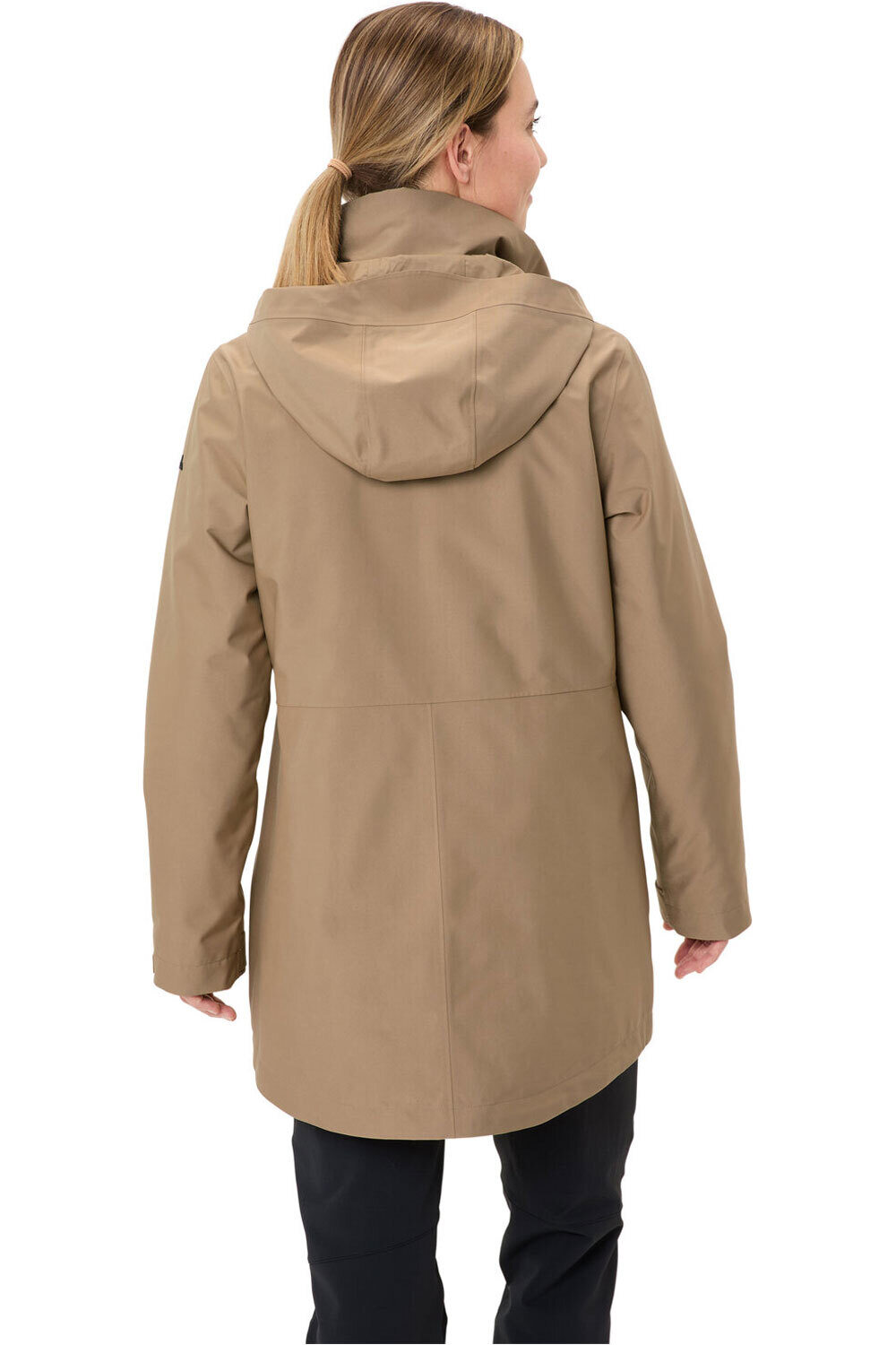 Vaude chaqueta outdoor mujer Women's Idris 3in1 Parka IV vista trasera
