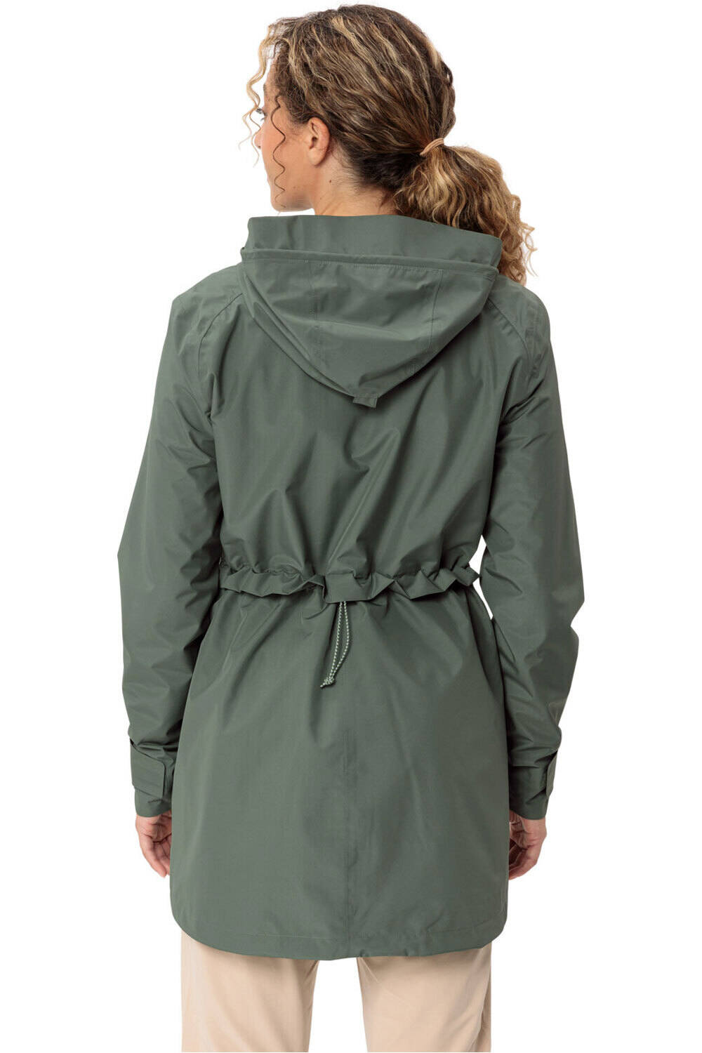 Vaude chaqueta outdoor mujer Women's Skomer Parka II vista trasera