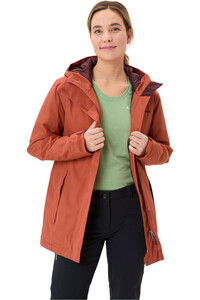 Vaude chaqueta softshell mujer Women's Rosemoor Padded Parka vista detalle