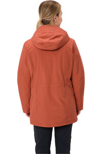 Vaude chaqueta softshell mujer Women's Rosemoor Padded Parka vista trasera