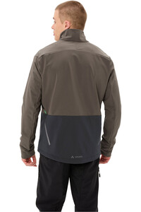 Vaude cortavientos ciclismo hombre Men's Qimsa Pro Softshell Jacket vista trasera