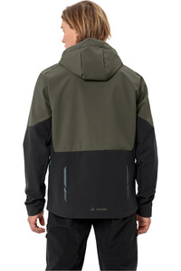 Vaude cortavientos ciclismo hombre Men's Qimsa Softshell Jacket vista trasera