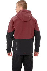 Vaude cortavientos ciclismo hombre Men's Qimsa Softshell Jacket vista trasera