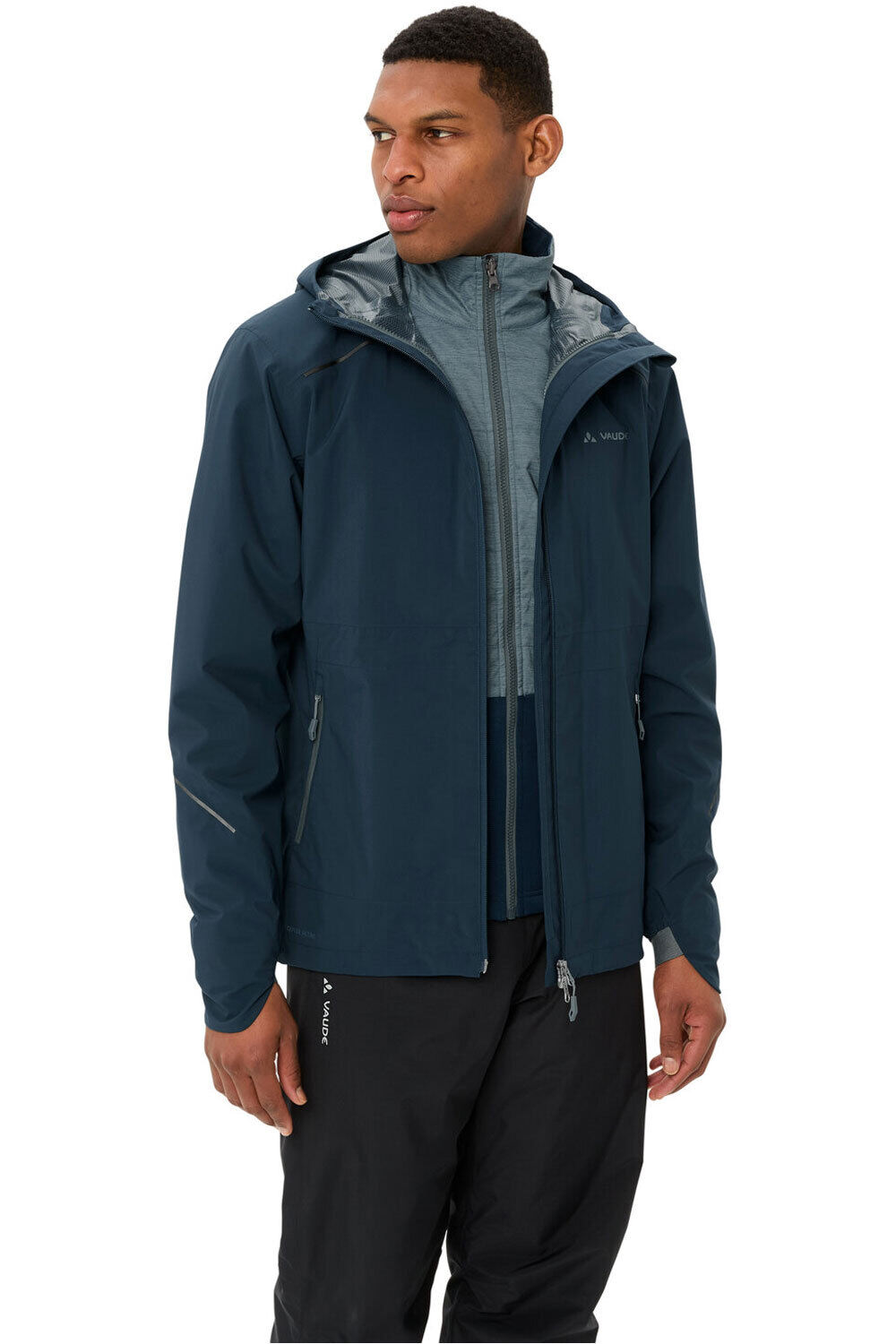 Vaude cortavientos ciclismo hombre Men's Yaras 3in1 Jacket vista frontal