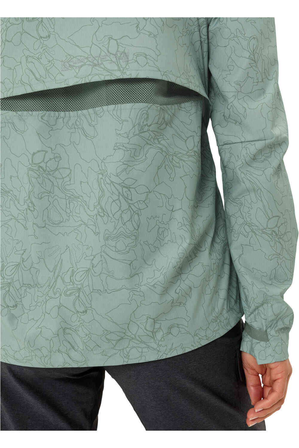 Vaude cortavientos ciclismo mujer Women's Adlux Air Jacket vista detalle