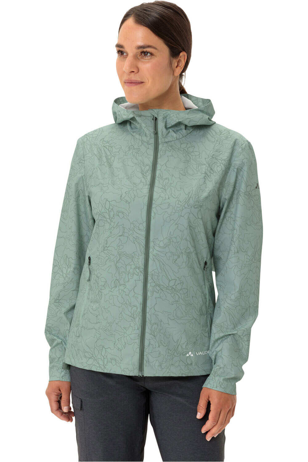 Vaude cortavientos ciclismo mujer Women's Adlux Air Jacket vista frontal