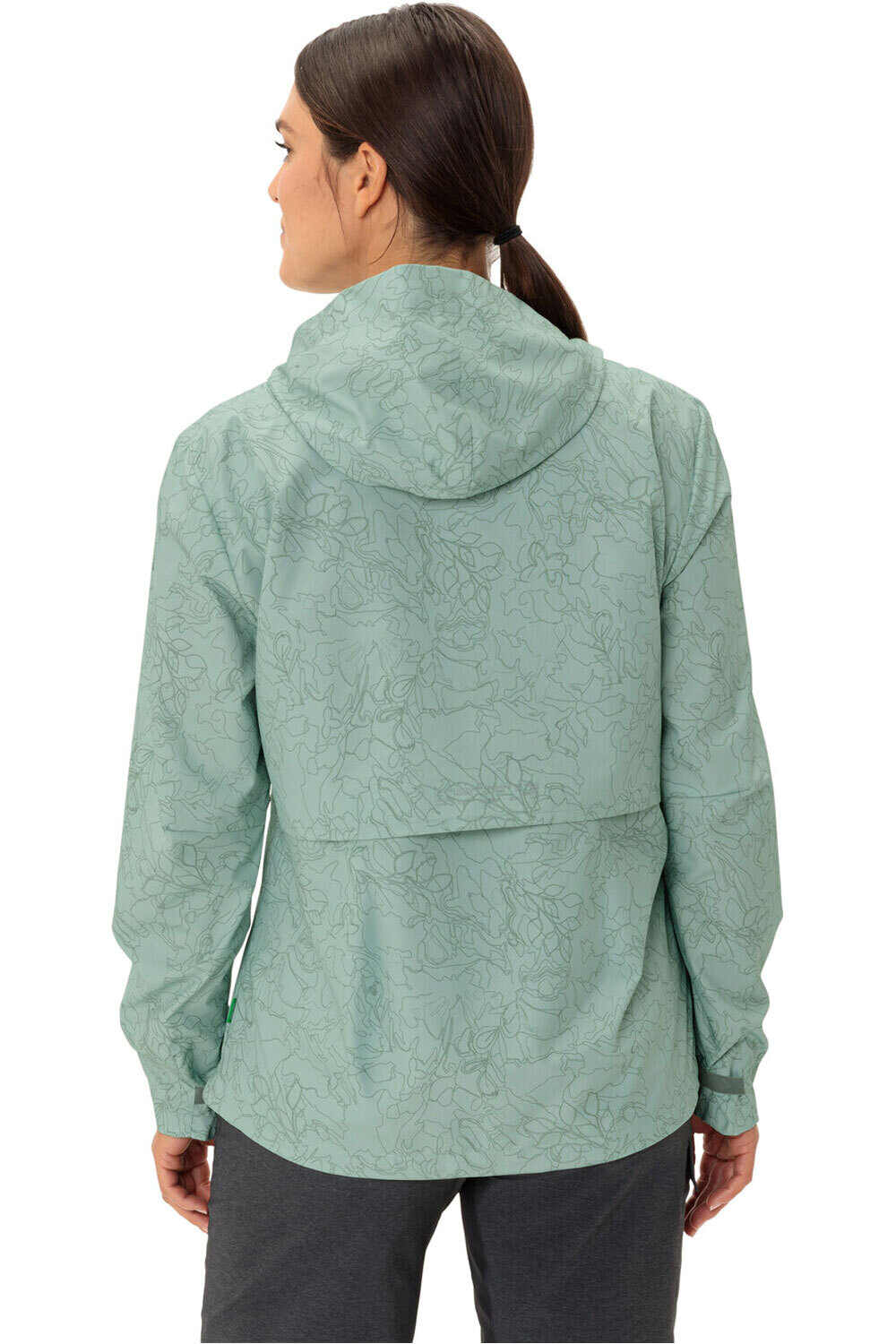 Vaude cortavientos ciclismo mujer Women's Adlux Air Jacket vista trasera