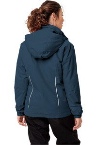 Vaude cortavientos ciclismo mujer Women's Escape Bike Warm Jacket vista trasera