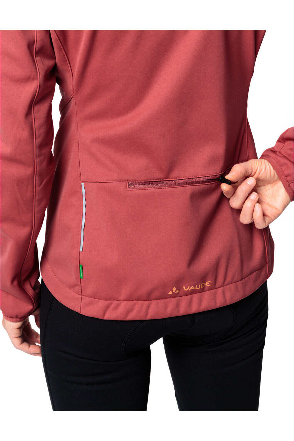 Vaude cortavientos ciclismo mujer Women's Matera Softshell Jacket II vista detalle