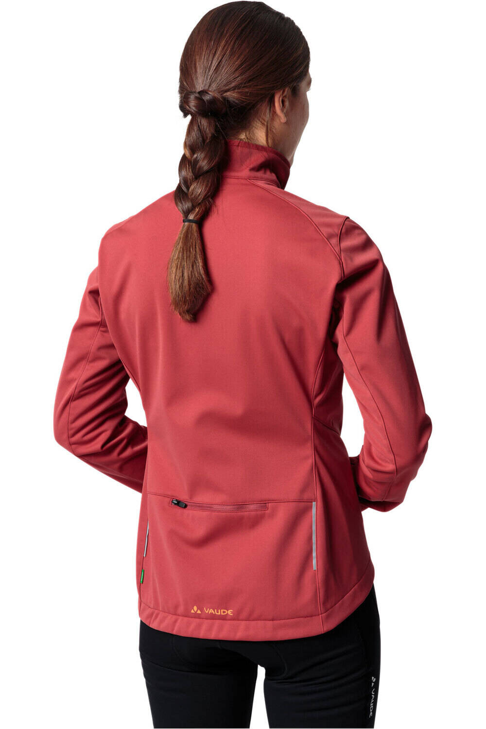 Vaude cortavientos ciclismo mujer Women's Matera Softshell Jacket II vista trasera