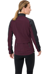 Vaude cortavientos ciclismo mujer Women's Posta Softshell Jacket II vista trasera