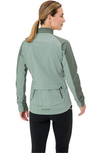 Vaude cortavientos ciclismo mujer Women's Posta Softshell Jacket II vista trasera