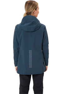 Vaude cortavientos ciclismo mujer Women's Yaras 3in1 Jacket vista trasera