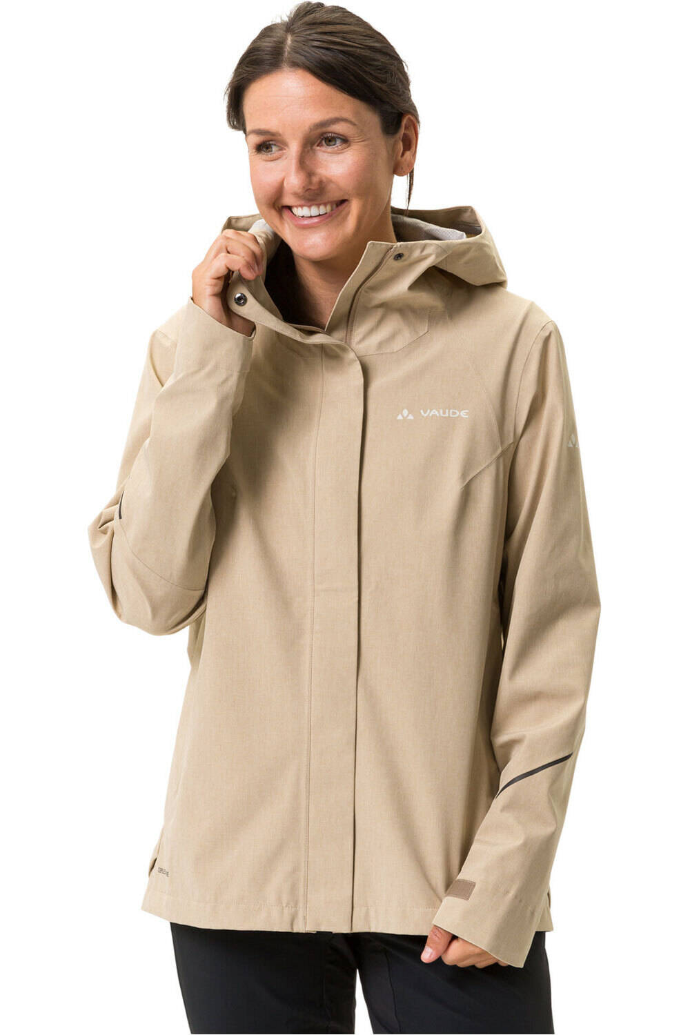 Vaude cortavientos ciclismo mujer Women's Yaras Jacket V vista frontal