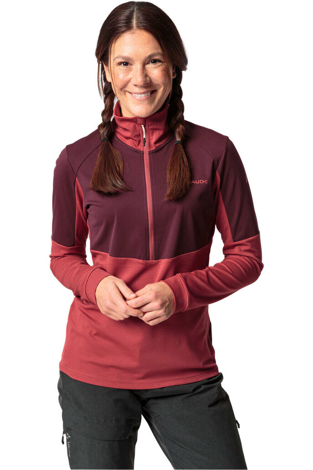 Vaude cortavientos ciclismo mujer Women's Yaras Wind Pullover vista frontal