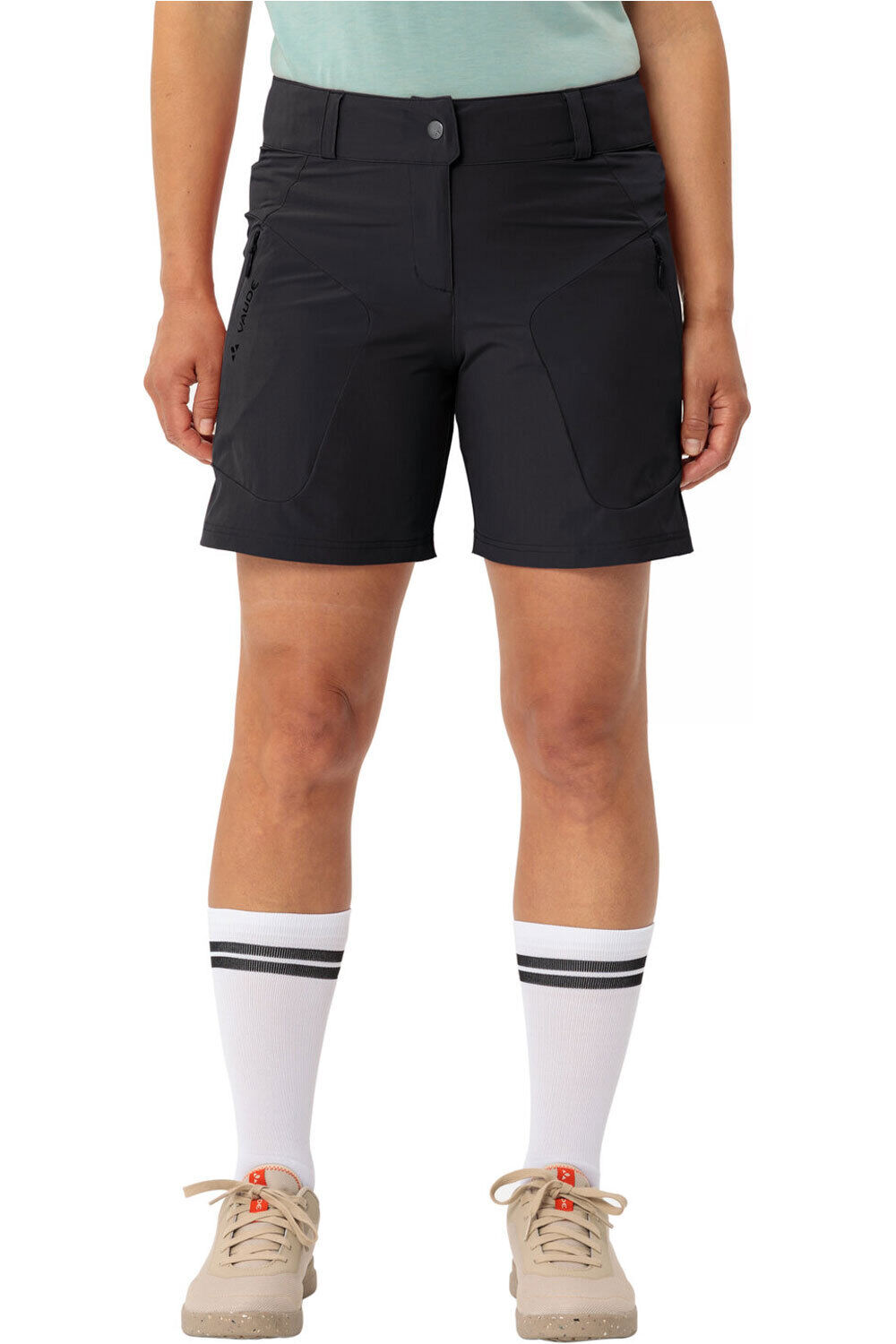 Vaude culotte corto mujer Women's Altissimo Shorty vista frontal
