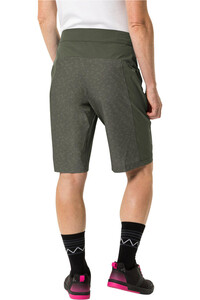 Vaude culotte corto mujer Women's Ledro Print Shorts vista trasera