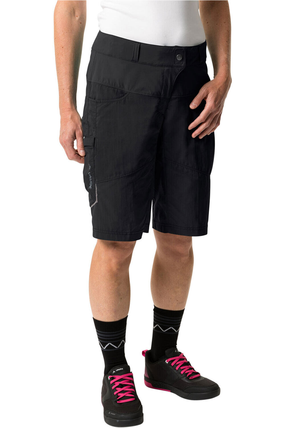 Vaude culotte corto mujer Women's Qimsa Shorts vista frontal