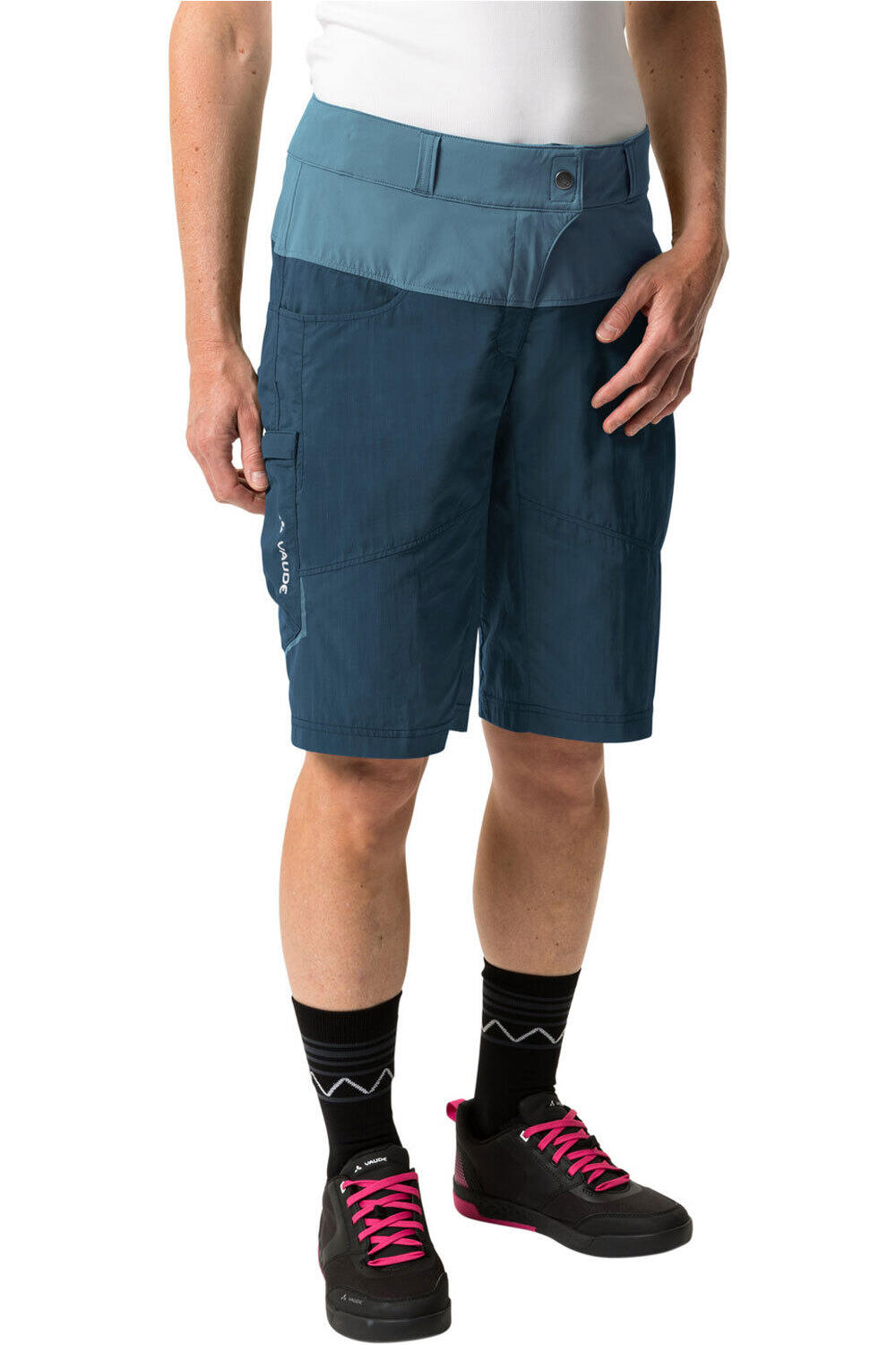 Vaude culotte corto mujer Women's Qimsa Shorts vista frontal