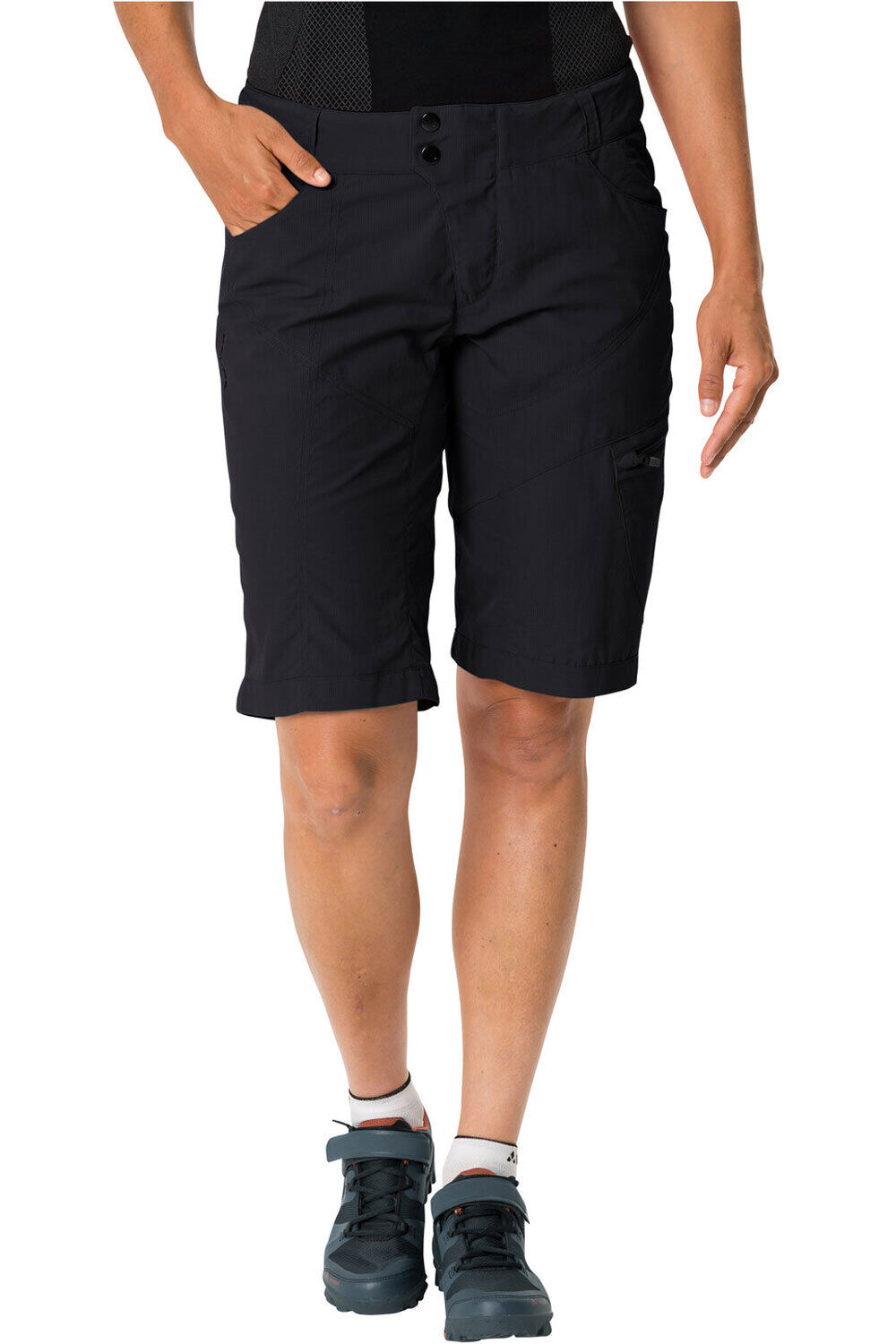 Vaude culotte corto mujer Women's Tamaro Shorts II vista frontal