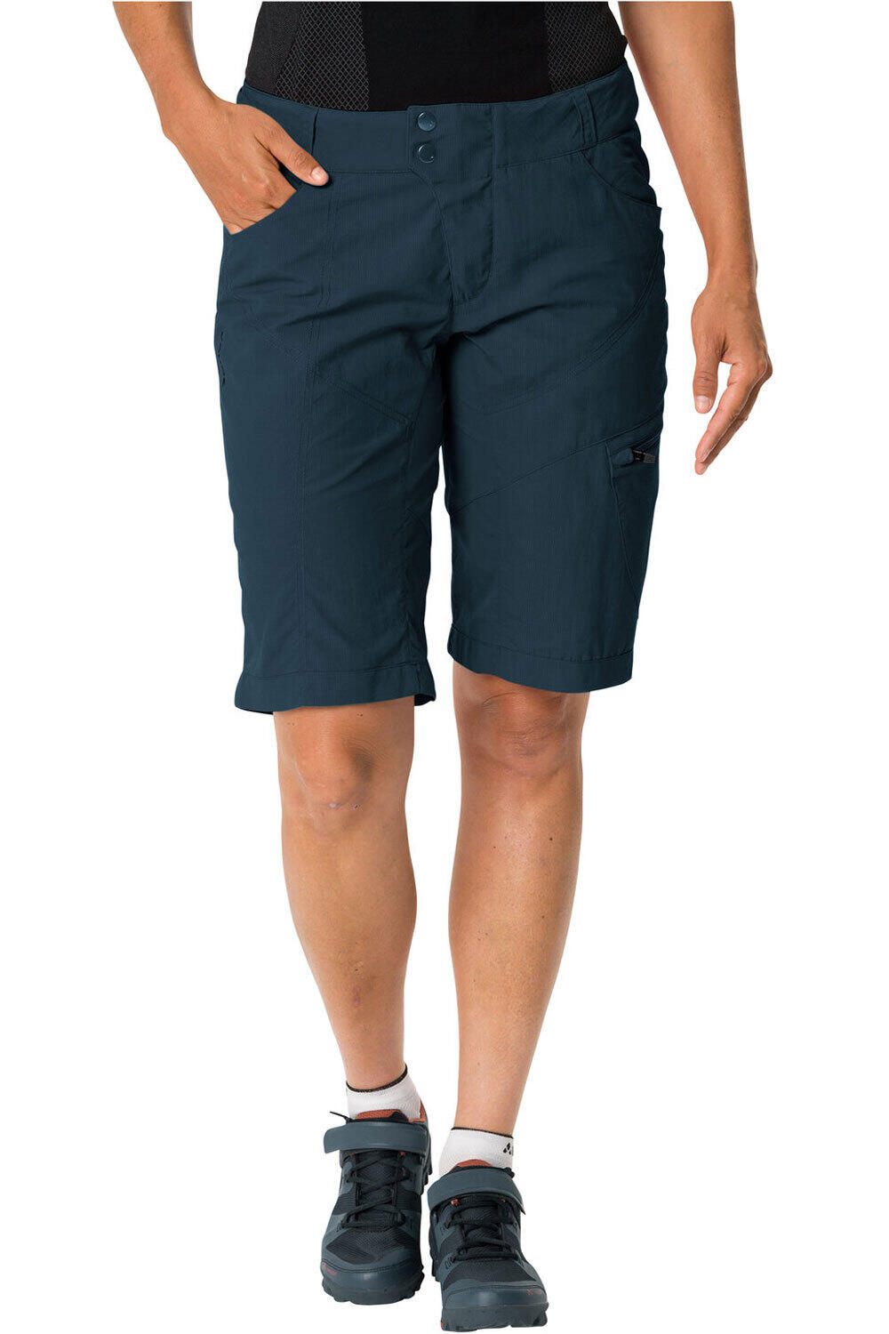Vaude culotte corto mujer Women's Tamaro Shorts II vista frontal