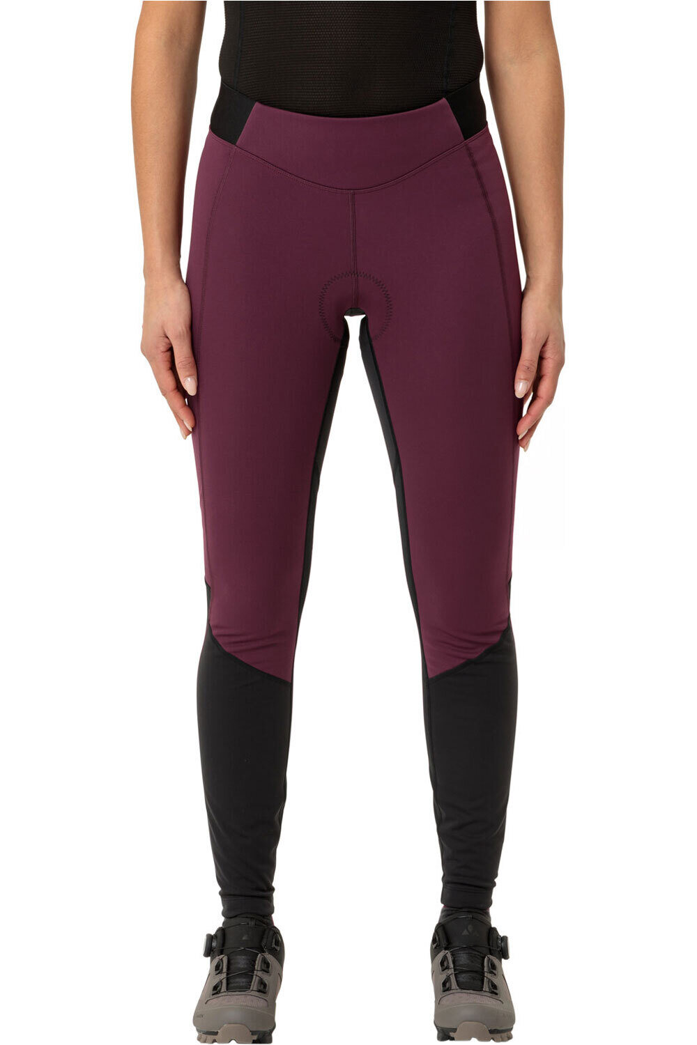 Vaude culotte largo mujer Women's Posta Warm Tights II vista frontal