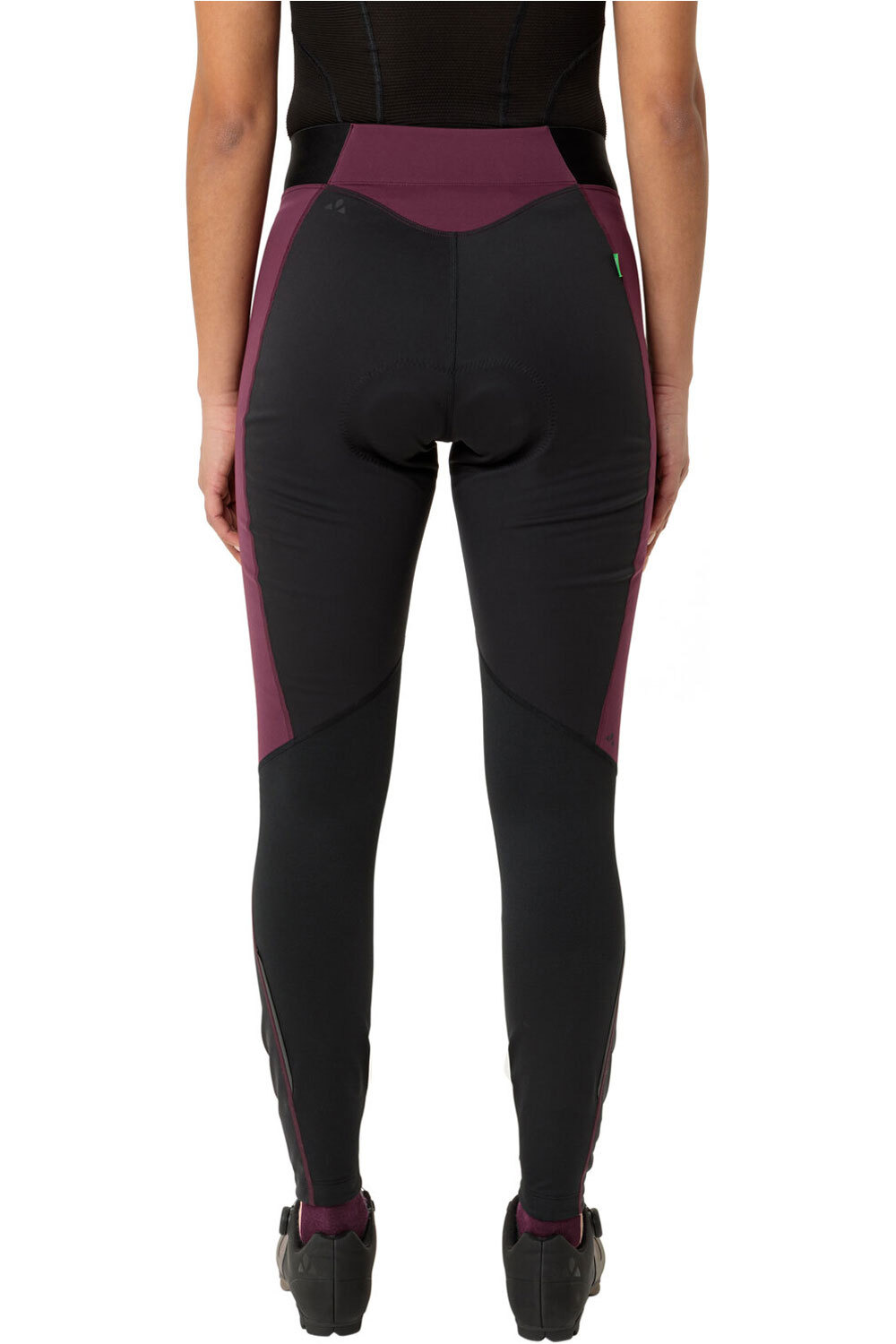 Vaude culotte largo mujer Women's Posta Warm Tights II vista trasera
