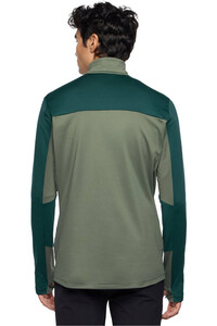 Vaude forro polar hombre Men s Livigno Halfzip II vista trasera