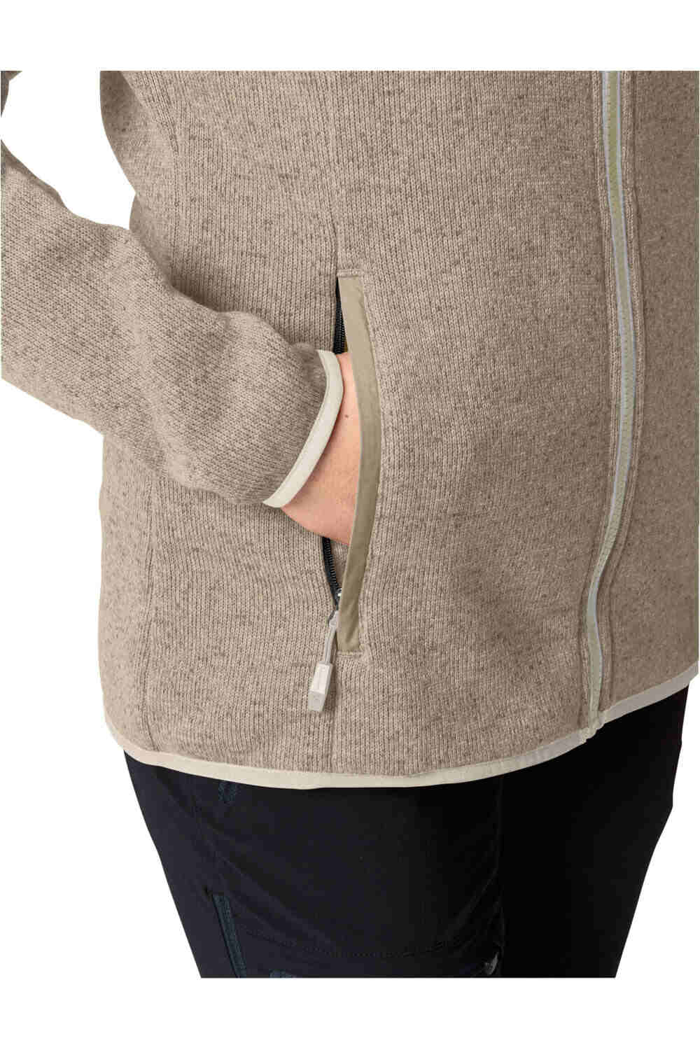 Vaude forro polar mujer Women's Rienza Jacket IV vista detalle